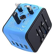 Universal Travel Adapter Worldwide Plug Converter Random Color
