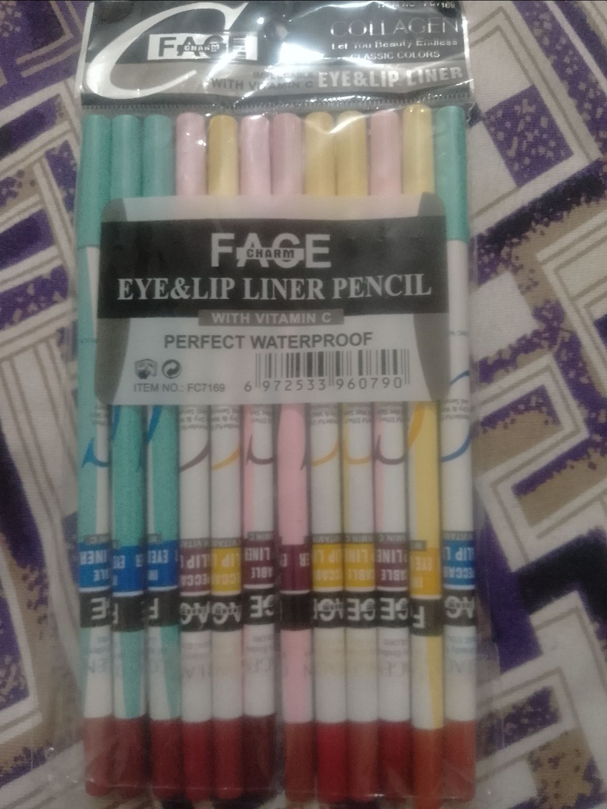 Face Charm Eye & Lip Liner Pencil (Pack of 12) view 3