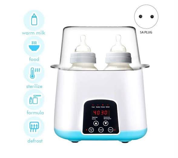 2-in-1 Double Baby Bottle Warmer & Steam Sterilizer with Digital Display and Remote Control view 2