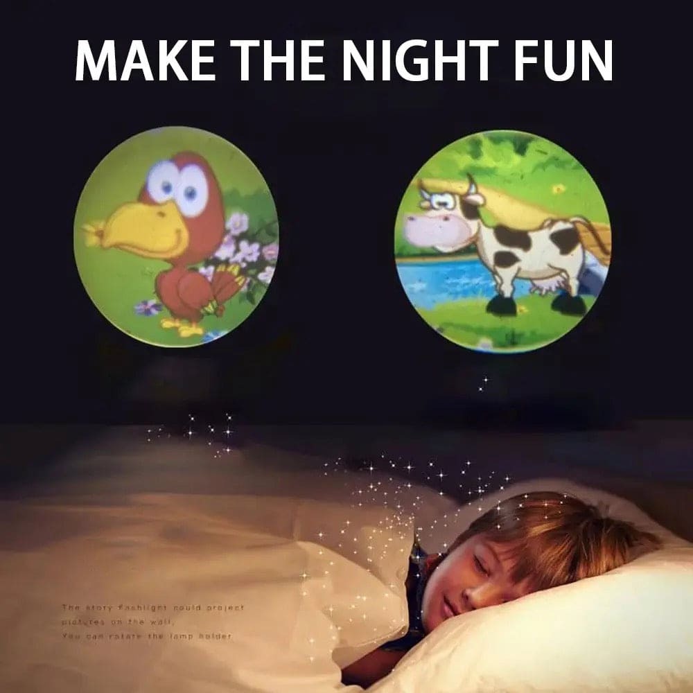 Kids Projector Torch Light – Fun Learning & Story Projection Toy Night Light - 3 Disc 28 images Random Color view 5