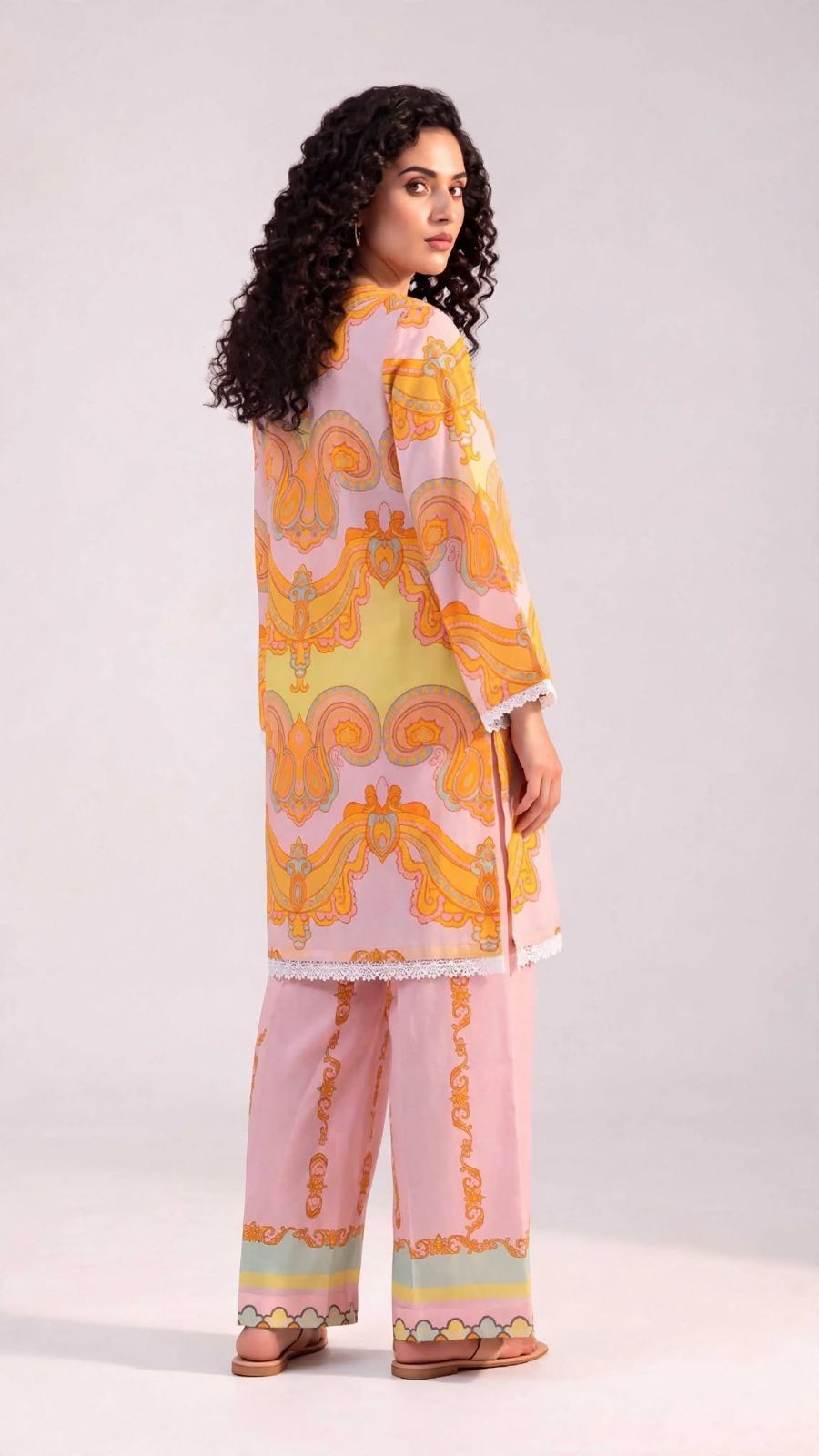 Women’s 2-Piece Pret Stitched Co-Ord Set/Kameez Shalwar view 3