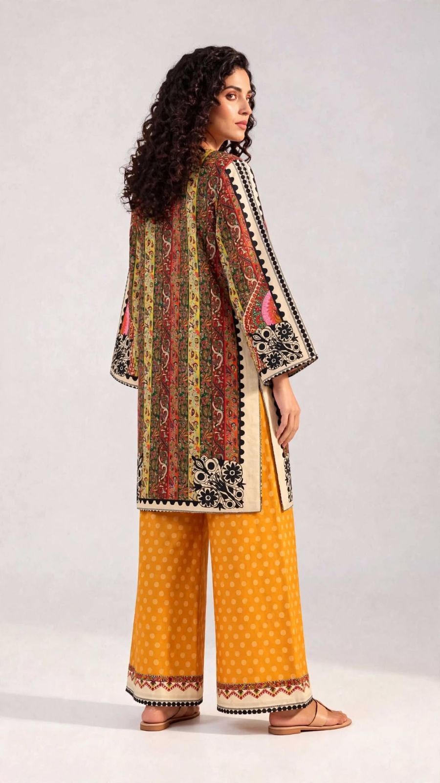 Women’s 2-Piece Pret Stitched Co-Ord Set/Kameez Shalwar