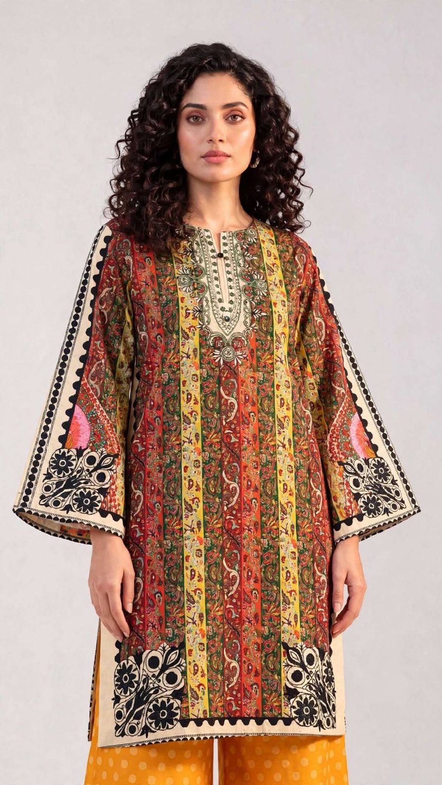 Women’s 2-Piece Pret Stitched Co-Ord Set/Kameez Shalwar view 3