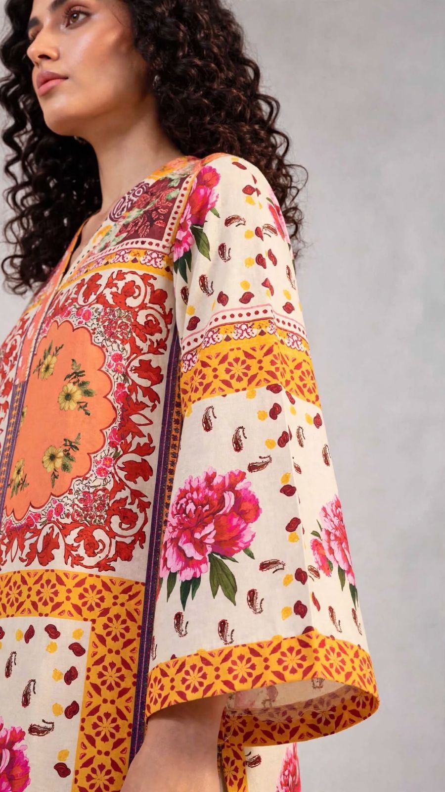 Women’s 2-Piece Pret Stitched Co-Ord Set/Kameez Shalwar Lawn Fabric view 5