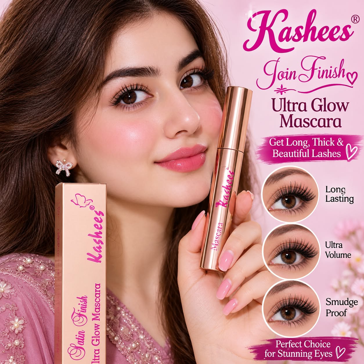Kashee's Ultra Glow Volumizing Mascara view 3