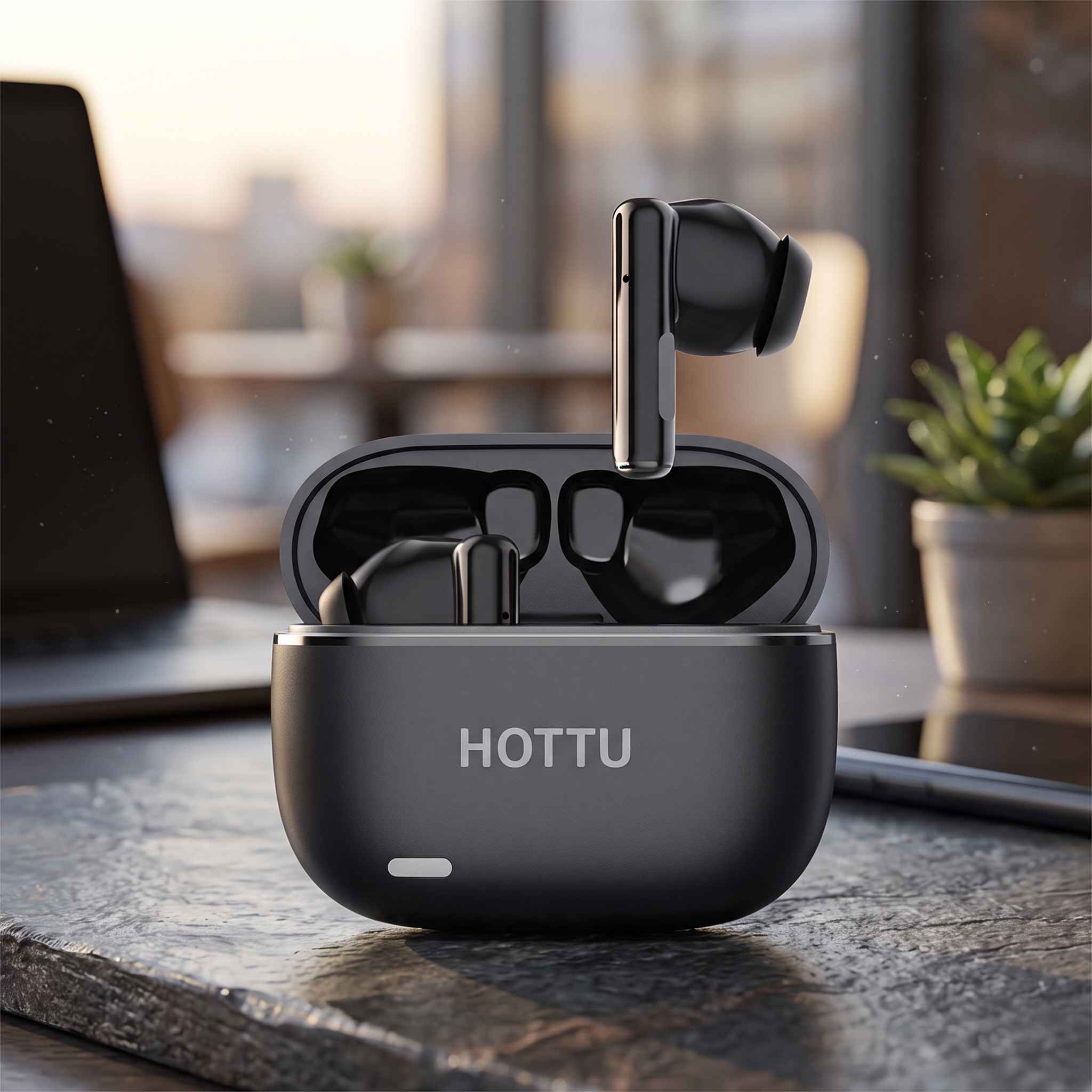 HOTTU TS04 True Wireless Earbuds – Bluetooth 5.1, 20H Playtime & Hi-Fi Stereo Sound view 2