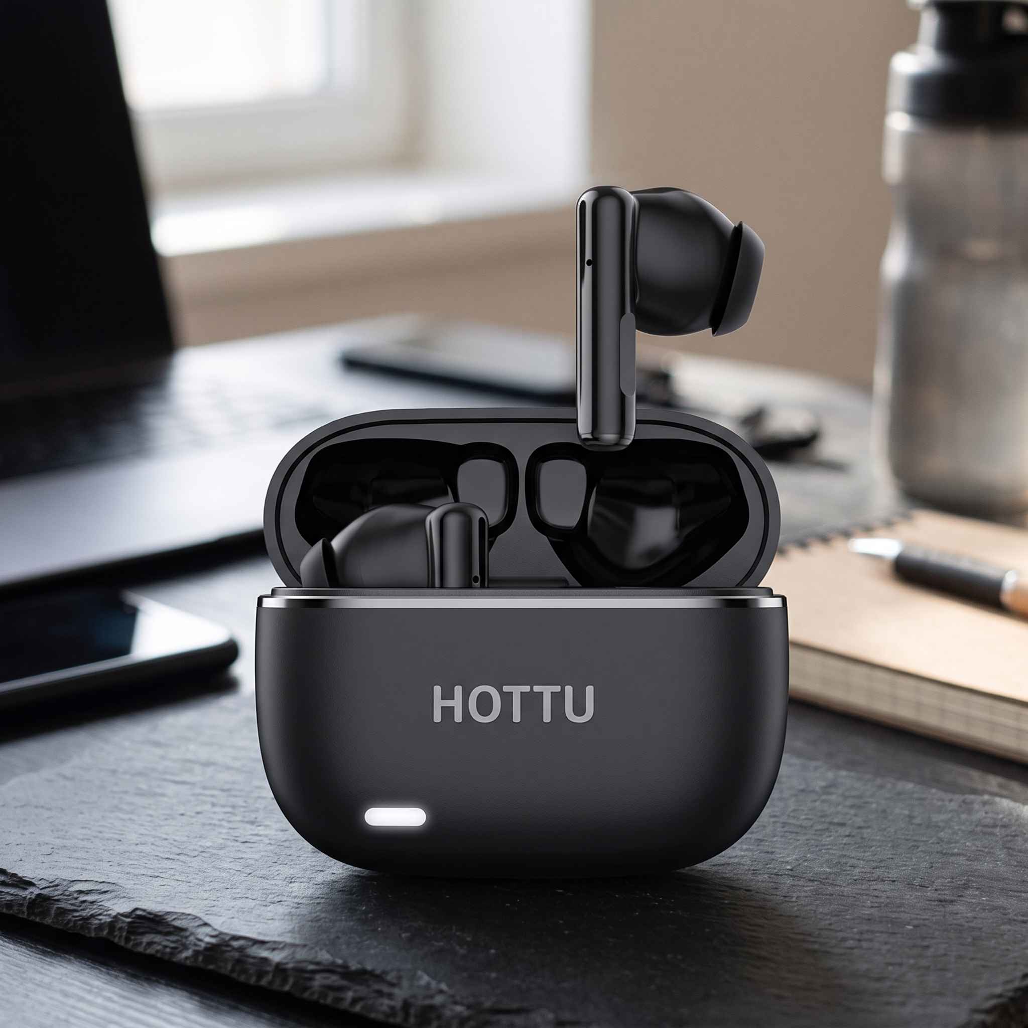 HOTTU TS04 True Wireless Earbuds – Bluetooth 5.1, 20H Playtime & Hi-Fi Stereo Sound view 3