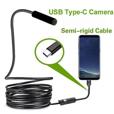 Professional 3-in-1 Endoscope Camera 3.5M – HD Waterproof Inspection Borescope with LED Lights | Type-C, Micro USB & PC Compatible for Car, Pipe & Hard-to-Reach Areas view 3