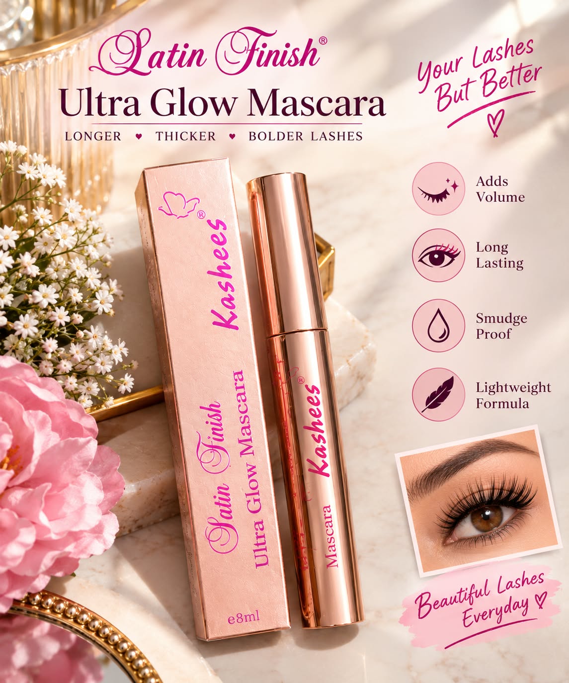 Kashee's Ultra Glow Volumizing Mascara view 2