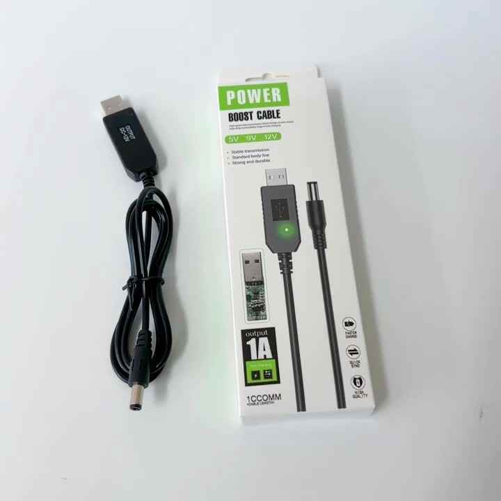 USB to DC 5V/9V/12V Power Boost Cable for Router/Modem view 3