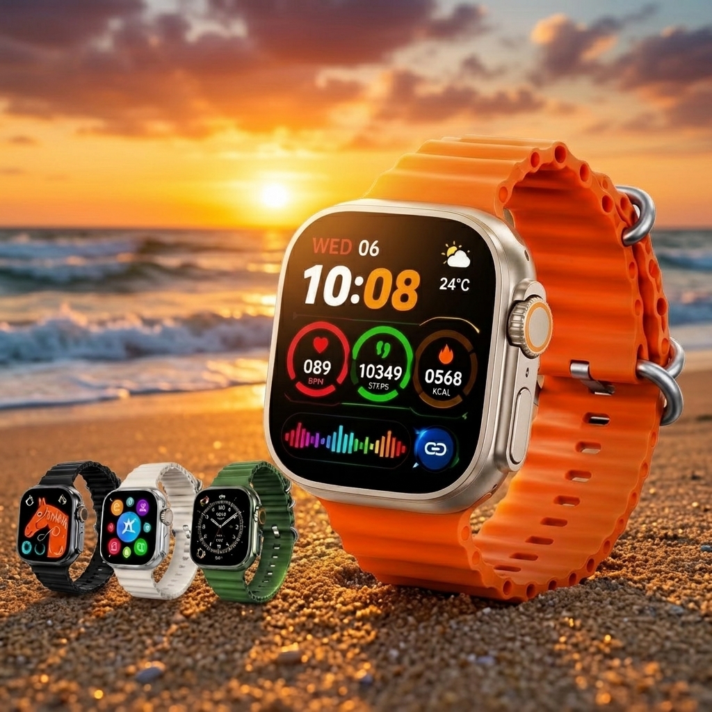 D20 Ultra Smart Watch – Premium HD Display Fitness Tracker | Heart Rate, Blood Oxygen & Sleep Monitoring view 4