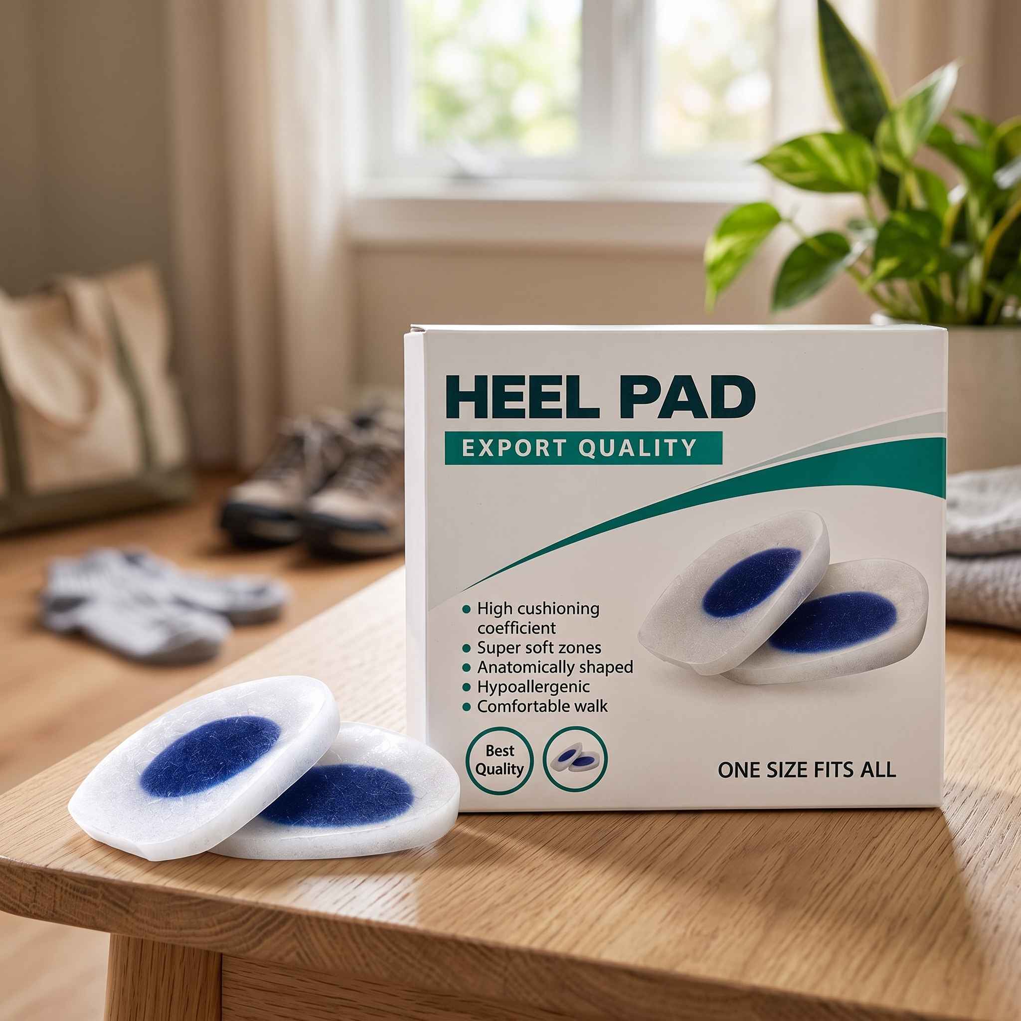 Heel Pad Cushion – Soft Silicone Heel Support view 2
