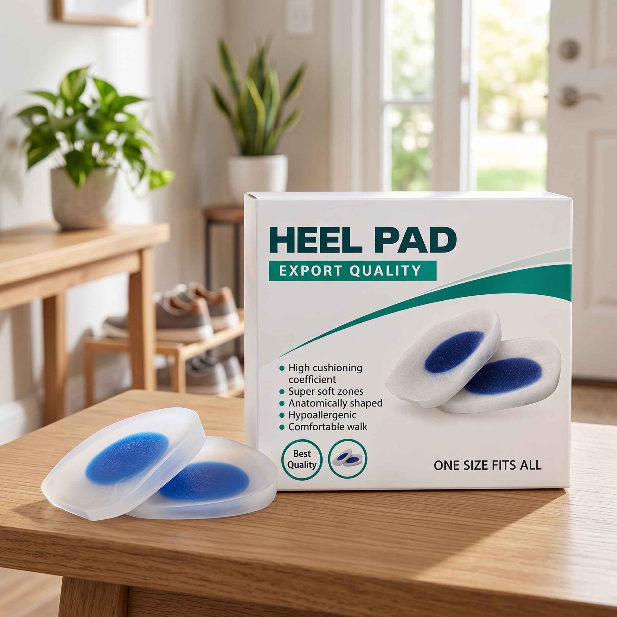 Heel Pad Cushion – Soft Silicone Heel Support view 3