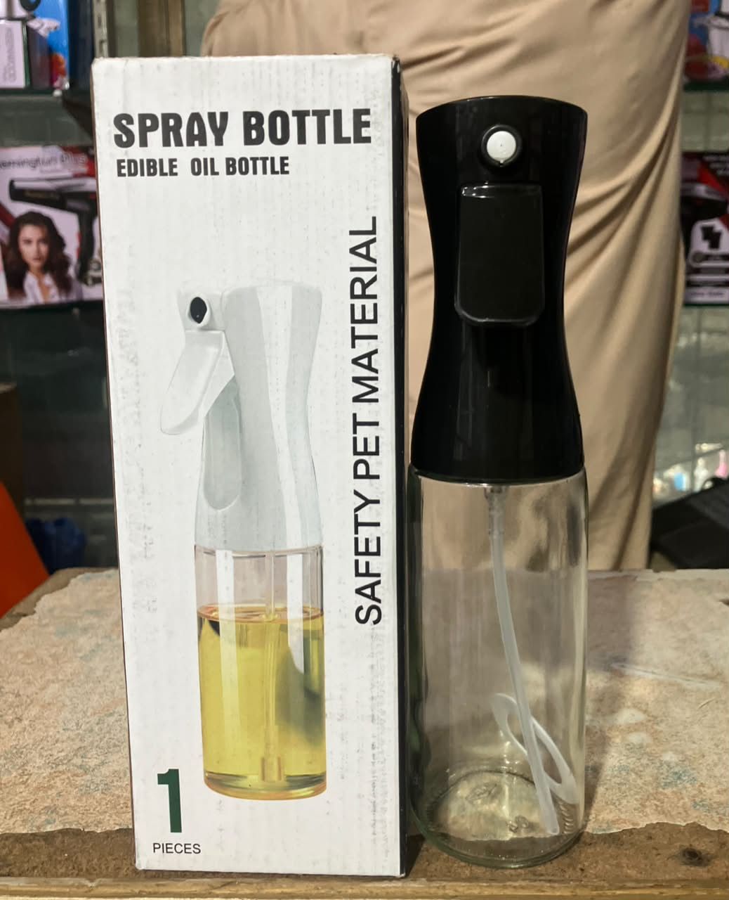 Oil Spray Bottle Kitchen Cooking Mister Dispenser - 350ml (Random Color) view 5