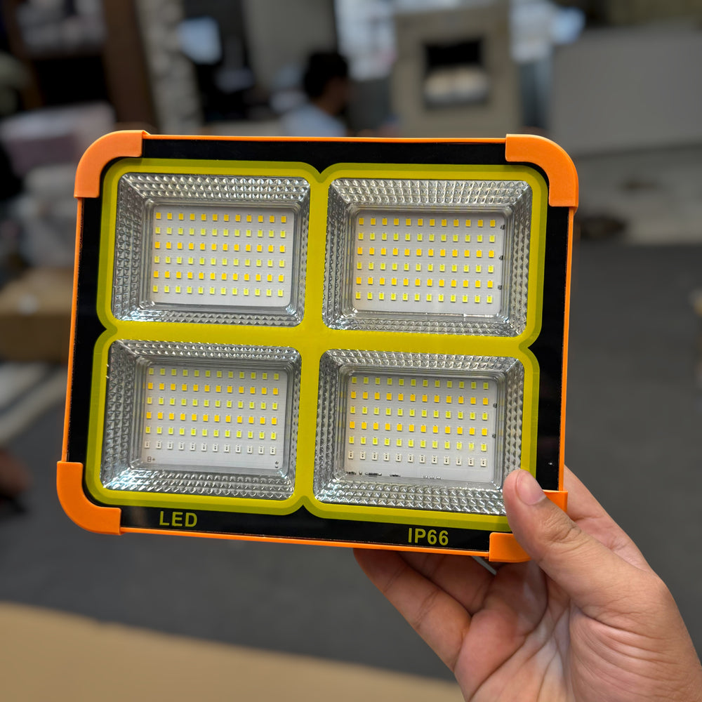 Solar Power Bank with Super Bright LED Light | Solar & USB Charging | Portable Emergency Light & Mobile Charger view 4