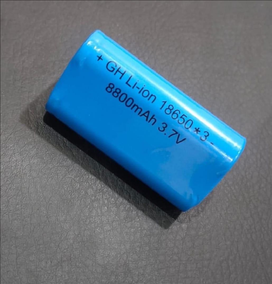 GH Li-ion 18650*3 8800mAh 3.7V Battery Pack view 2