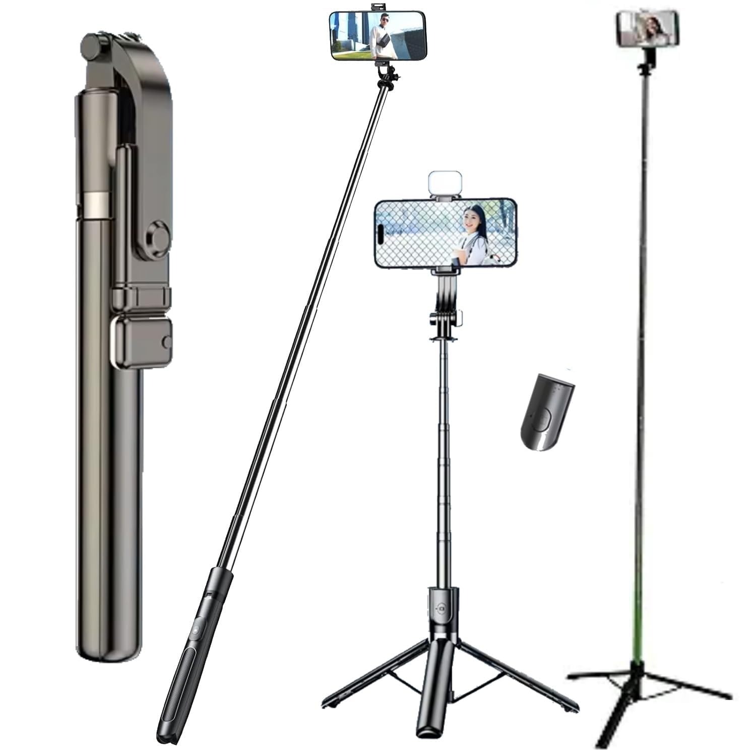 R15-L Premium Quality Selfie Stick Adjustable Size