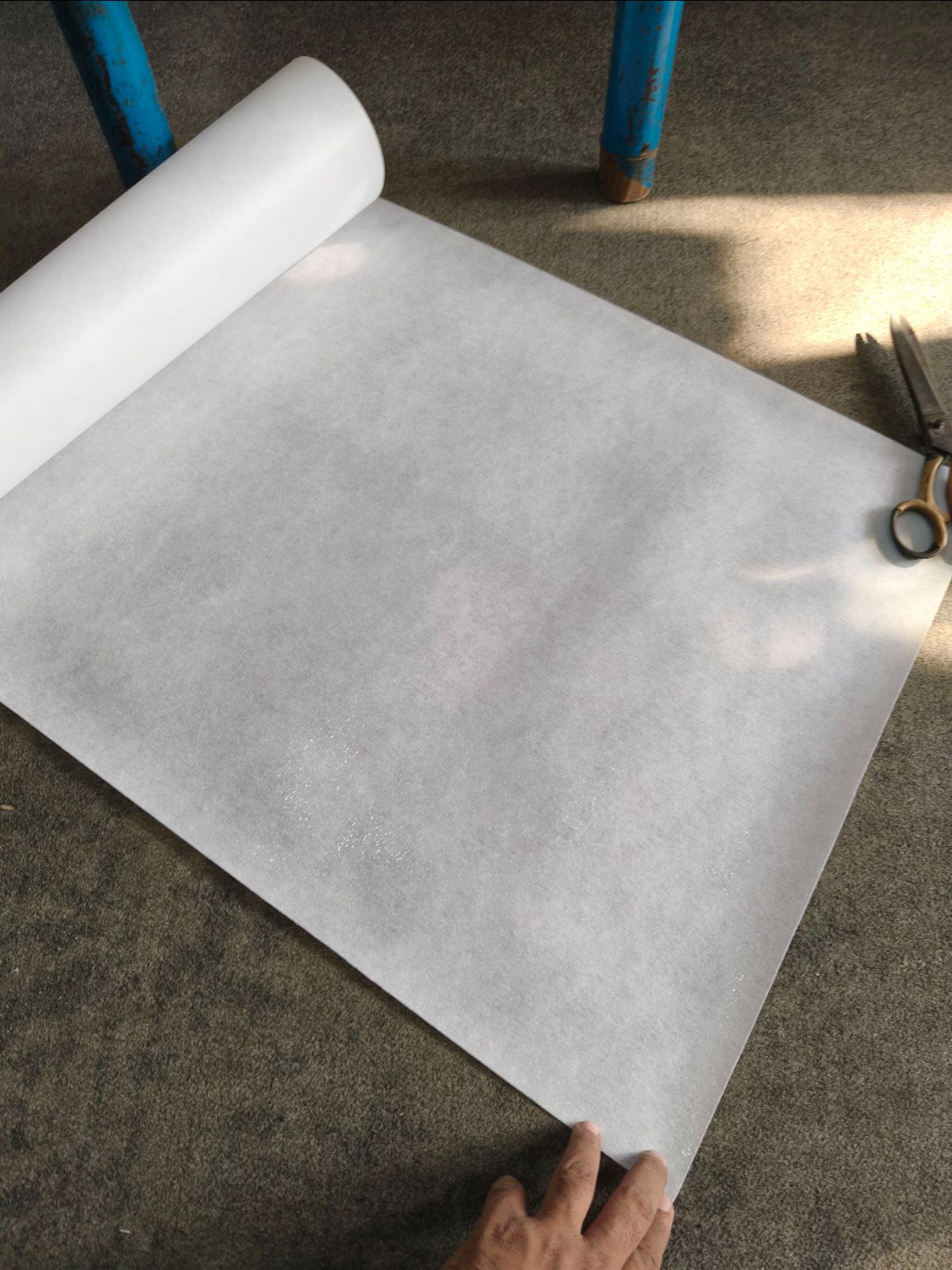 White Paper Bukram for Ladies Garments - 5 Yards x 20 Inch width view 2