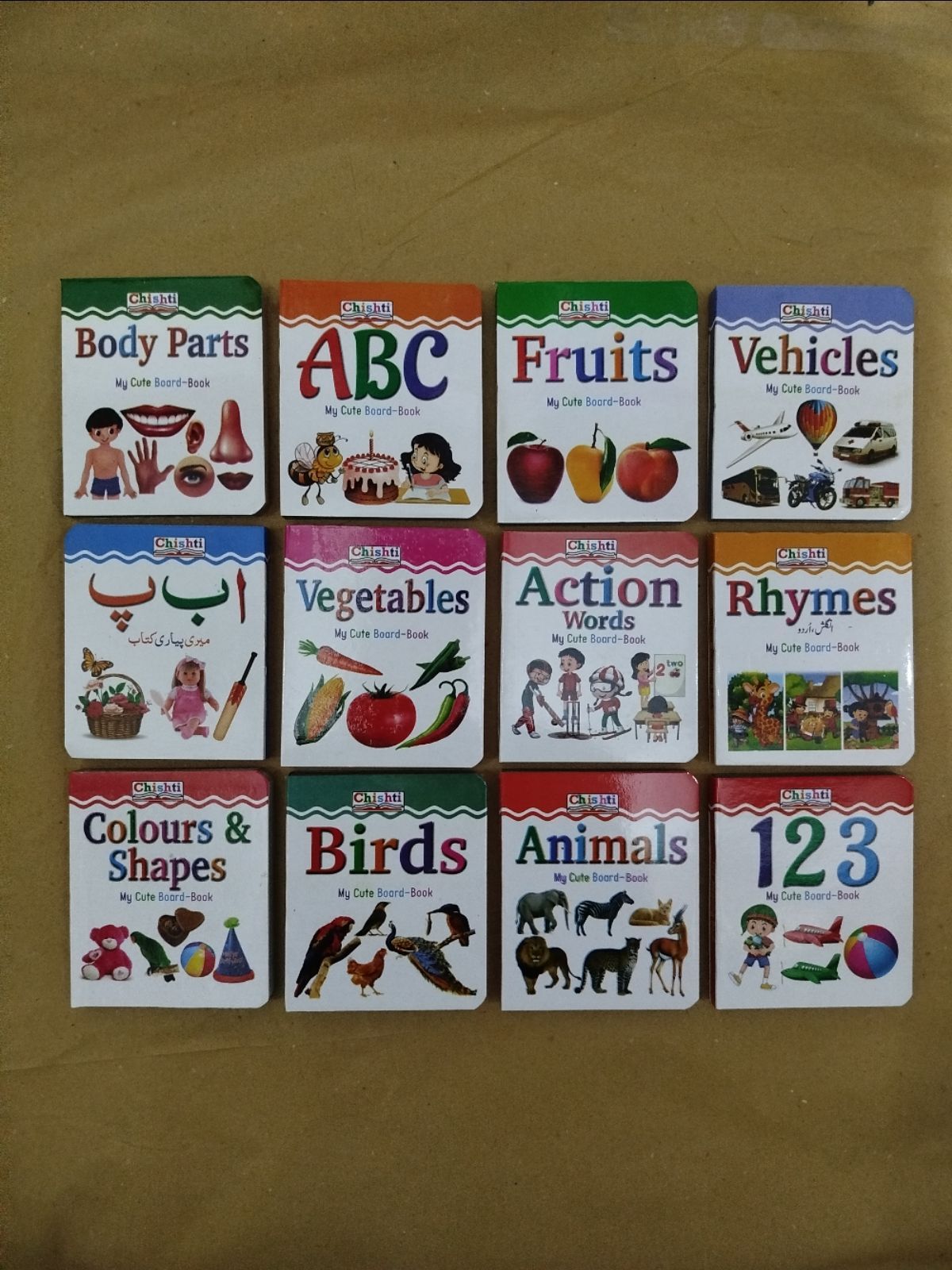 My First Learning Library - 12 in 1 Mini Library Books Educational Board Books for Kids view 3