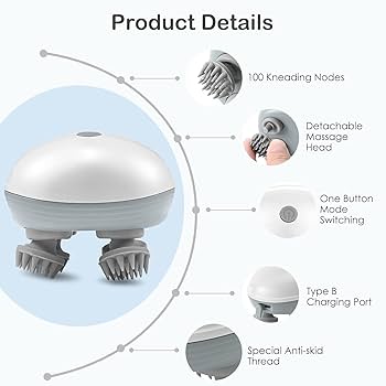 Electric Scalp Massager Rechargeable Head Massager Machine view 2