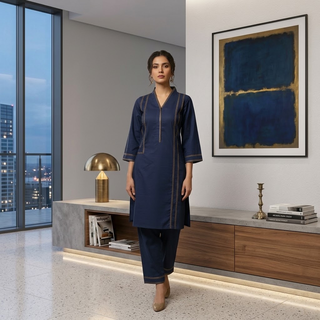 TT - 00018 Ladies 2 piece suit new design collection view 3