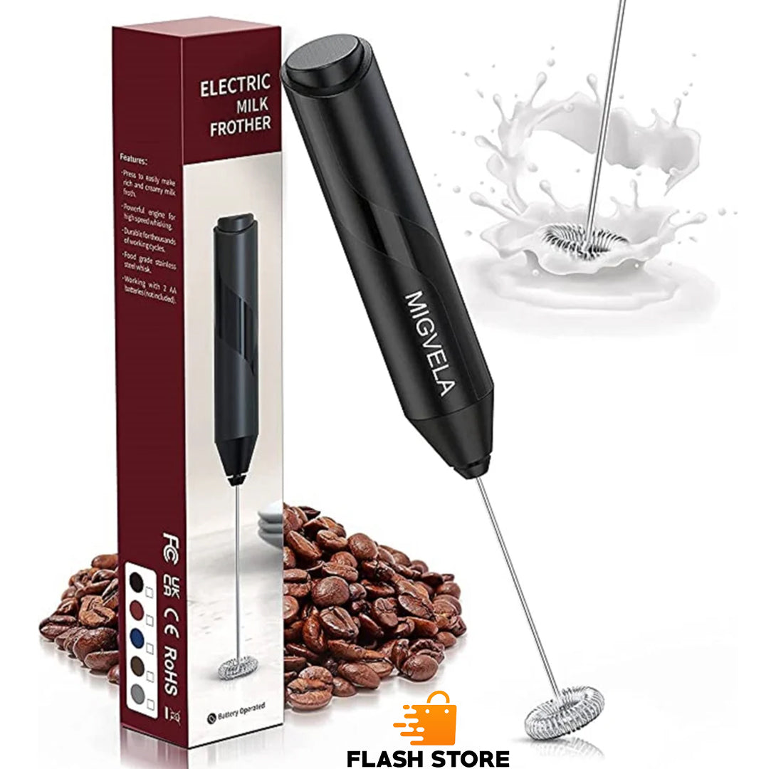 Electric Coffee Beater & Milk Frother – 3-Speed Adjustable USB Rechargeable Mixer, Electric Egg Whisk & Coffee Foam Maker view 3