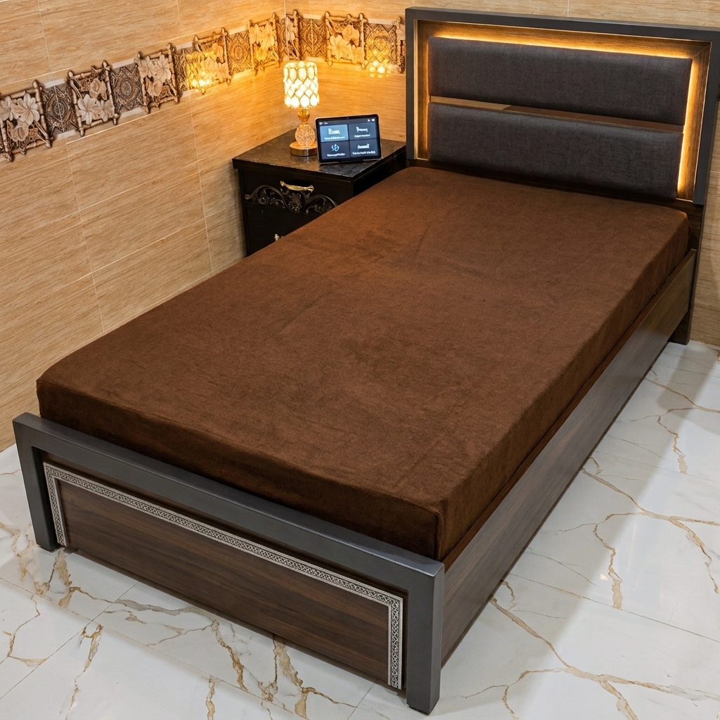 Waterproof Terry Single Bed Mattress Protector view 3
