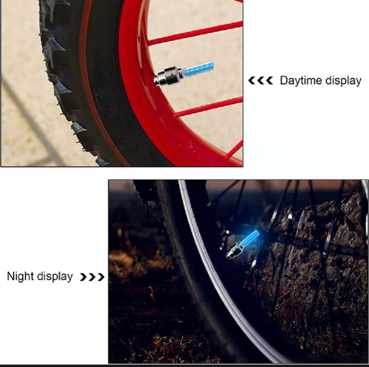 LED Motion Activated Tire Valve Cap Lights view 2