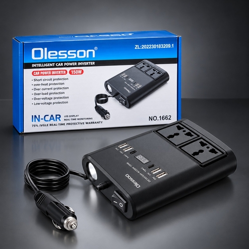Olesson 1662 Intelligent Car Power Inverter 150W