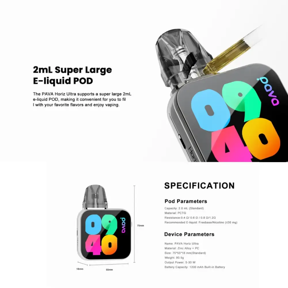 PAVA Horiz Ultra Vape Kit view 5
