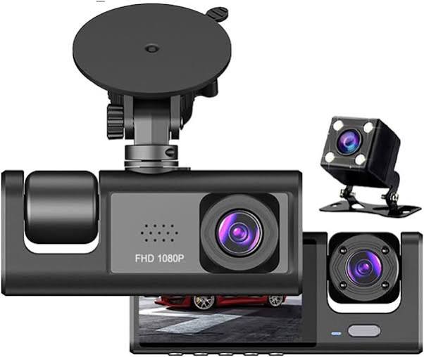Car DVR Dash Cam 3 Channel Y16 (1080P) view 2