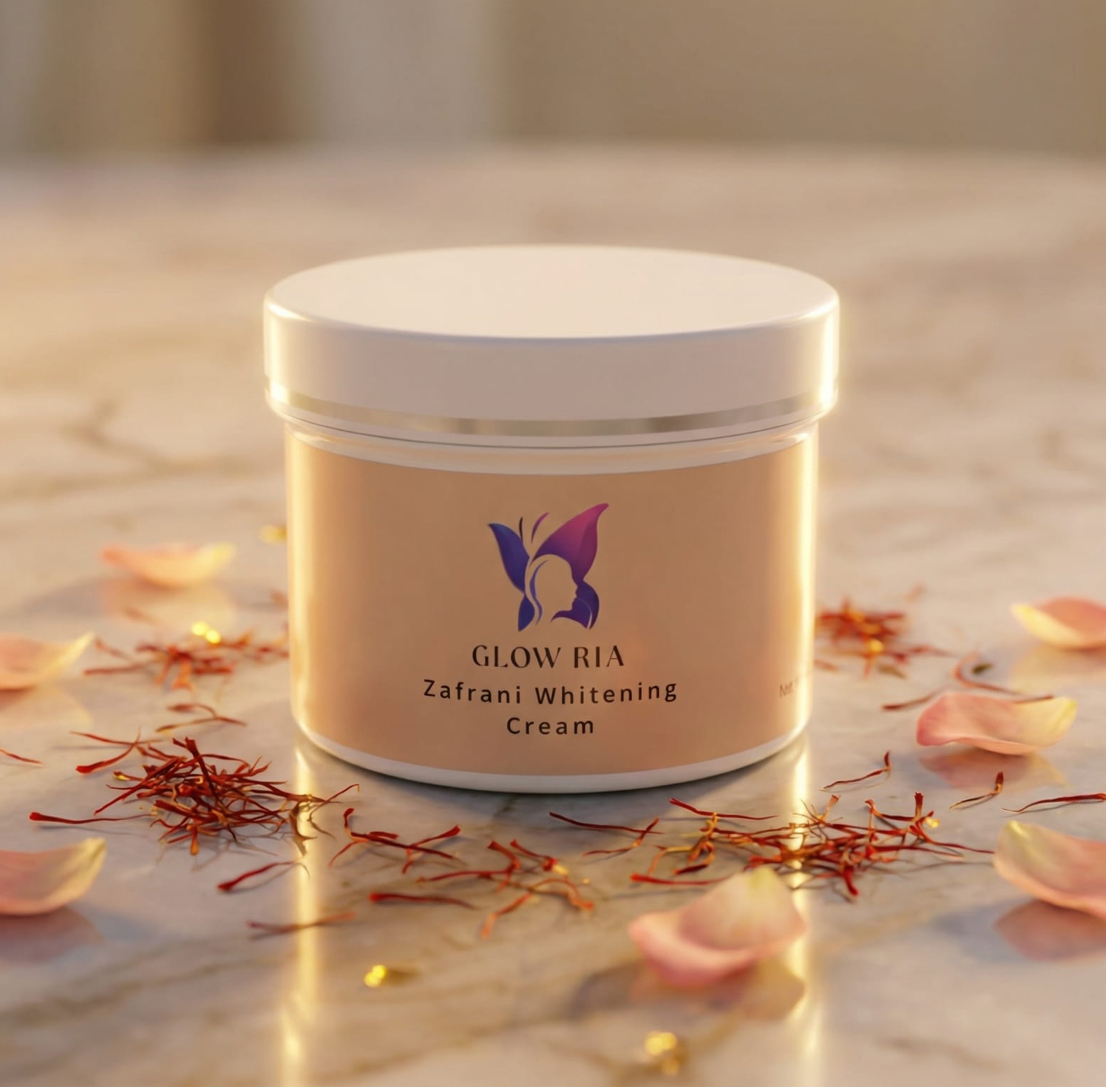 Glow Ria Zafrani Whitening Cream 100 Gram | Brightening & Moisturising Skin Cream view 5