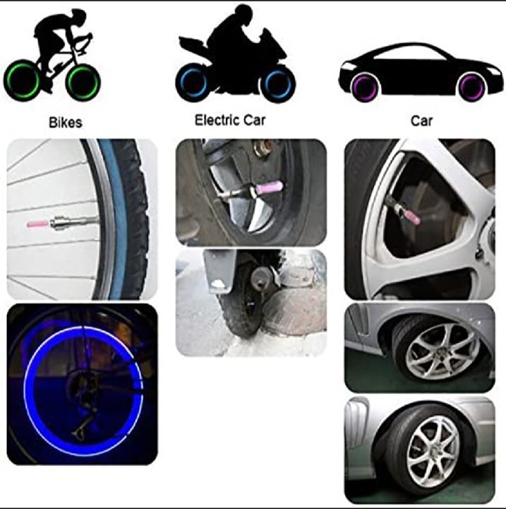LED Motion Activated Tire Valve Cap Lights view 3
