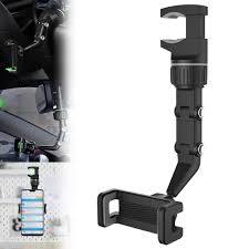 360° Rearview Mirror Car Phone Holder view 3