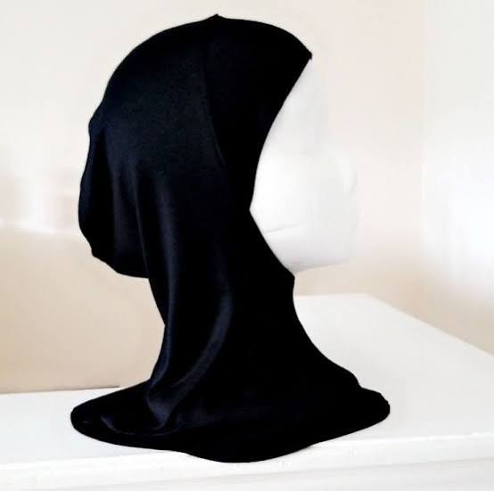 Ninja Inner Hijab Cap for Women – Black, Soft Stretchable Under Scarf Cap