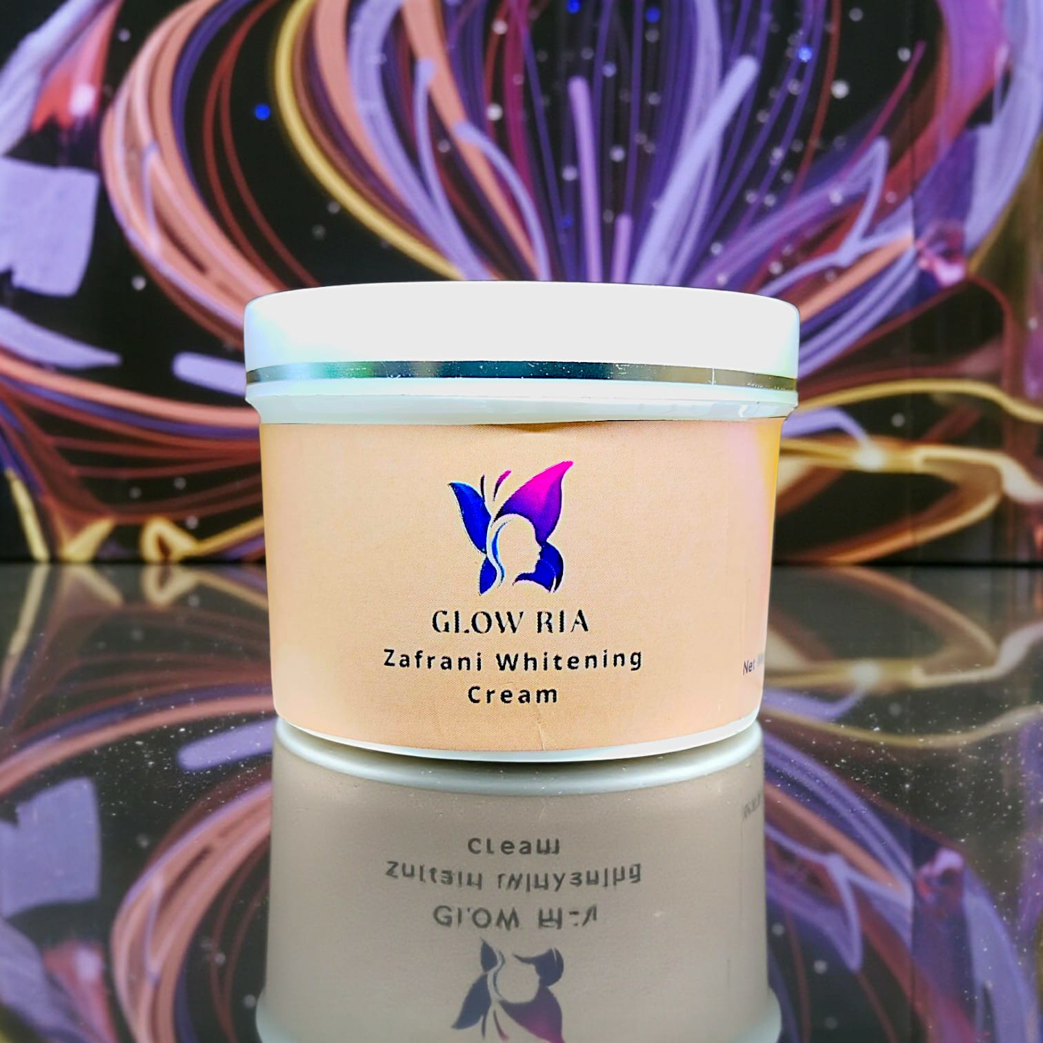 Glow Ria Zafrani Whitening Cream 100 Gram | Brightening & Moisturising Skin Cream view 4
