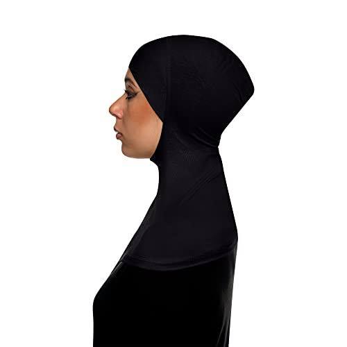Ninja Inner Hijab Cap for Women – Black, Soft Stretchable Under Scarf Cap view 3