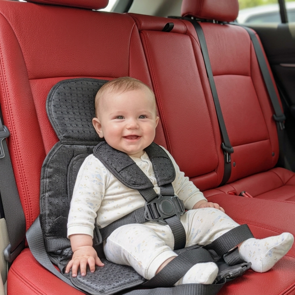 Compact Travel Safety Belt Harness for Baby Car Seats view 3