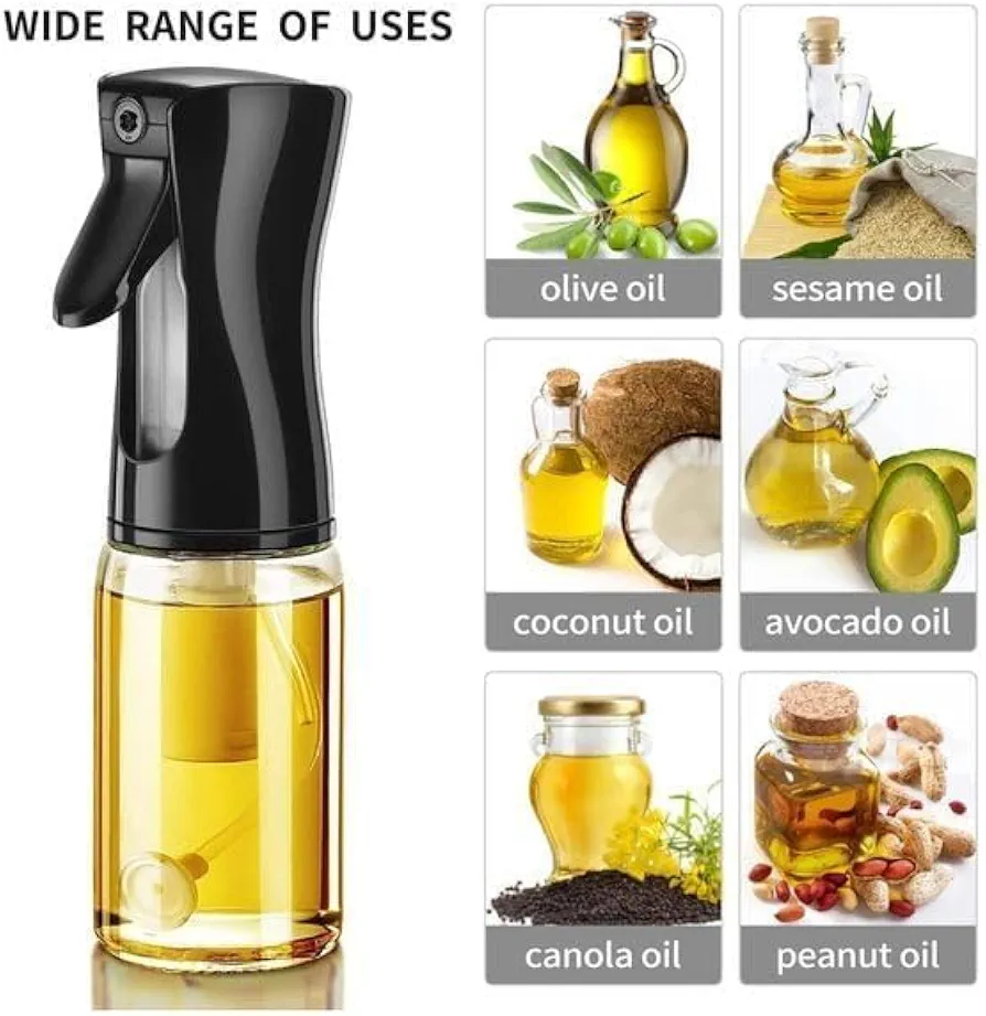 Oil Spray Bottle Kitchen Cooking Mister Dispenser - 350ml (Random Color) view 2