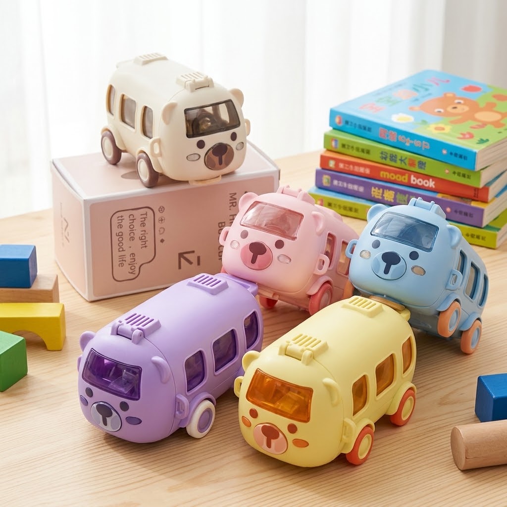 Baby Bus Water Bottle 500ml - Random Colors view 2