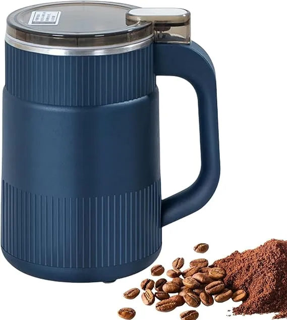 HTS Household Small Powder Grinding Machine, Electric Mini Spice Grinder Add 8 Blades, 304 Stainless Steel Grinding Fine Powder for All Kinds of Grains, Condiments, Coffee Beans view 2
