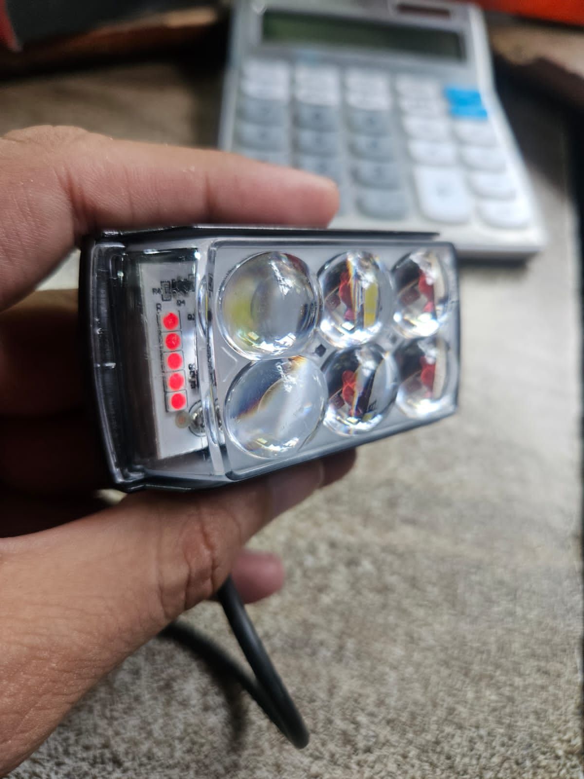 6 Lens Aluminium Body Fog Light for Motorcycle view 4