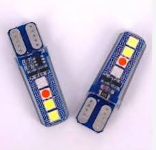 T10 RGB Four Color LED Parking Bulb for Car and Bikes view 4