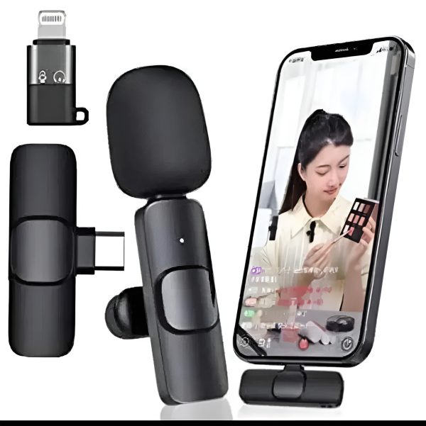 K8 Wireless Lavalier Microphone Type C Audio Recording Device view 3