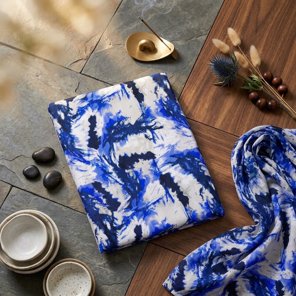 Ethnic By Osma Digital Printed Linen 2 Piece Suit view 3