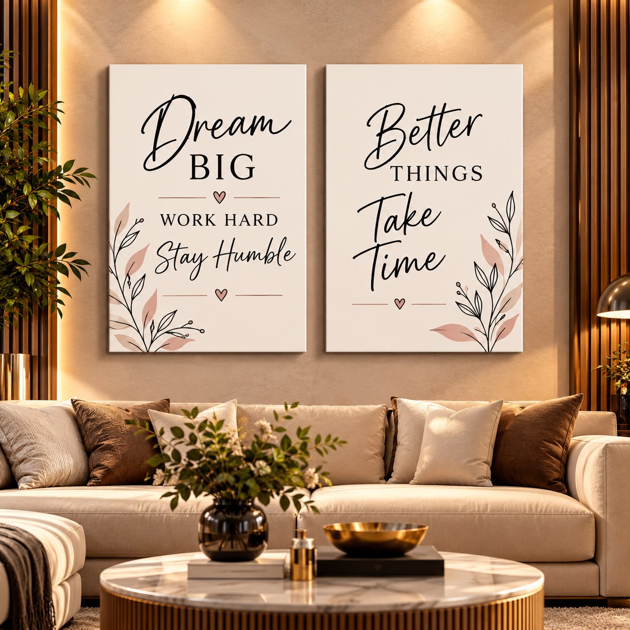 Set of 2 Premium Wall Art Photo Tiles –Home Decor Accessory Designed For Interior Styling And Daily Living Space Routine - Size:  8x11