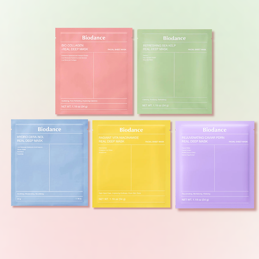 1 Pc Bio-Collagen Real Deep Mask, Hydrating Over Night, Facial Sheet Mask, Pore Minimising, Firming, Collagen Mask, Hydrating Overnight Skin Care Mask