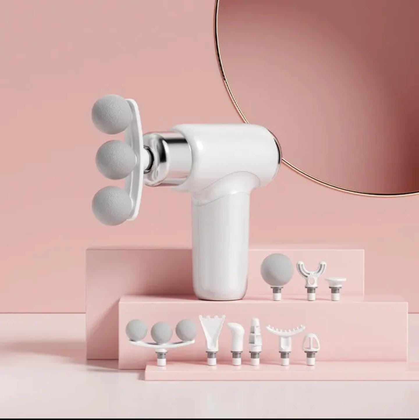 Blueidea BLD-100 Massage Gun with 9 Massage Heads view 2