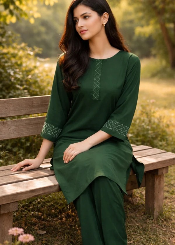 TT - 00037 Ladies Suit Ready to Wear 2 Piece Set Latest Collection