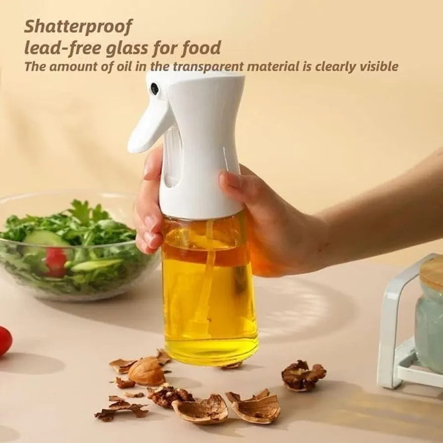 Oil Spray Bottle Kitchen Cooking Mister Dispenser - 350ml (Random Color) view 3